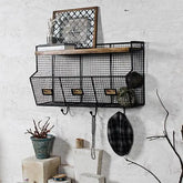 Industrial Black Wall Shlef