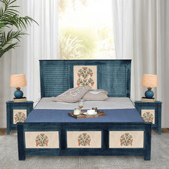 Dorris Hand Painted Solid Wood Bed