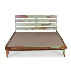 ALBIN Solid Sheesham Wood Bed - Fabuliv
