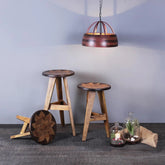 Set of 3 Hand Painted Stool