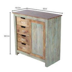 Gabriel Solid Wood Cabinet - Fabuliv