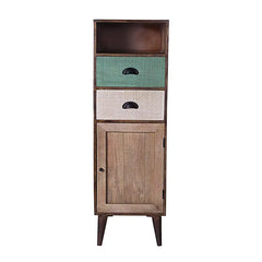 Edgar Solid Wood Tallboy Cabinet - Fabuliv
