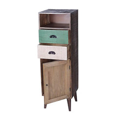 Edgar Solid Wood Tallboy Cabinet - Fabuliv