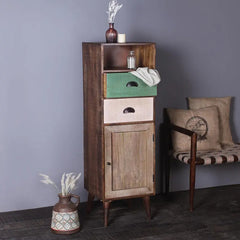 Edgar Solid Wood Tallboy Cabinet - Fabuliv