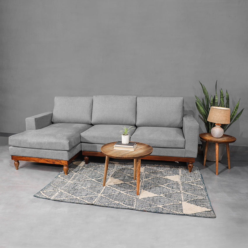 Blanca Upholstered Sofa With Chaise