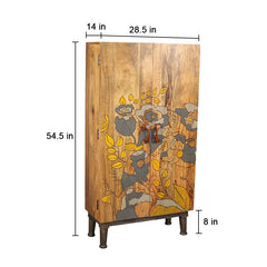 Romeo Solid Wood Cabinet - Fabuliv