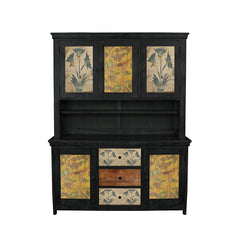 Black Beauty Solid Wood Buffet & Sideboard Cabinet - Fabuliv