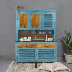Dorris Solid Wood Buffet & Sideboard Cabinet - Fabuliv