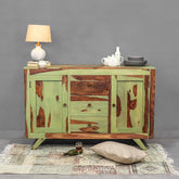 Pansy Solid Wood Cabinet in 2 Tone Finish - Fabuliv