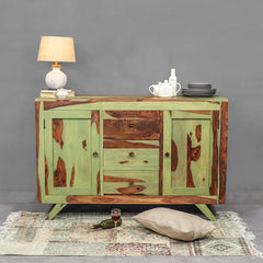 Pansy Solid Wood Cabinet in 2 Tone Finish - Fabuliv