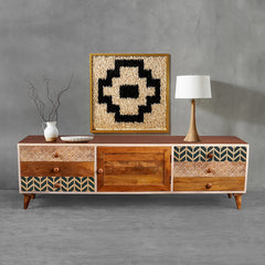 Grace Solid Wood TV Unit - Fabuliv