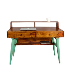 Study Table in Vintage Green