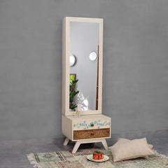 Athens Hand painted Solid Wood Dressing Table - Fabuliv