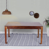 Buy Valen Solid Wood Six Seater Dining Tables set