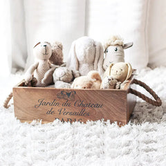 Paris Natural Wooden Bucket - Fabuliv