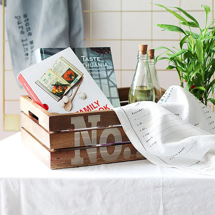 Ewen Light Wooden Crate - Fabuliv