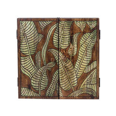 Hand Carved Vintage Dark Wall Shelf - Fabuliv