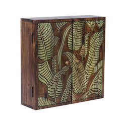 Hand Carved Vintage Dark Wall Shelf - Fabuliv