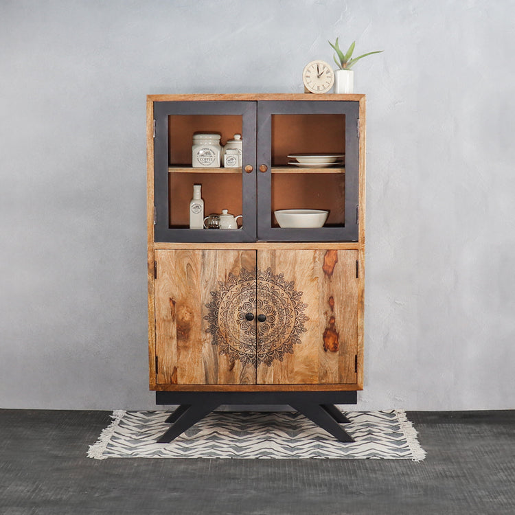 Koby Solid Wood Hutch - Fabuliv