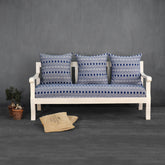 Moroccan Blue 3 seater Sofa
