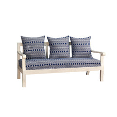 Moroccan Blue 3 seater Sofa