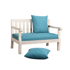 Breezy Blue Two Seater Sofa - Fabuliv