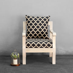 Moroccan coal Single seater Sofa