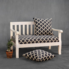 Moroccan coal Two seater Sofa - Fabuliv