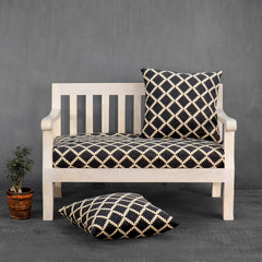 Moroccan coal Two seater Sofa - Fabuliv