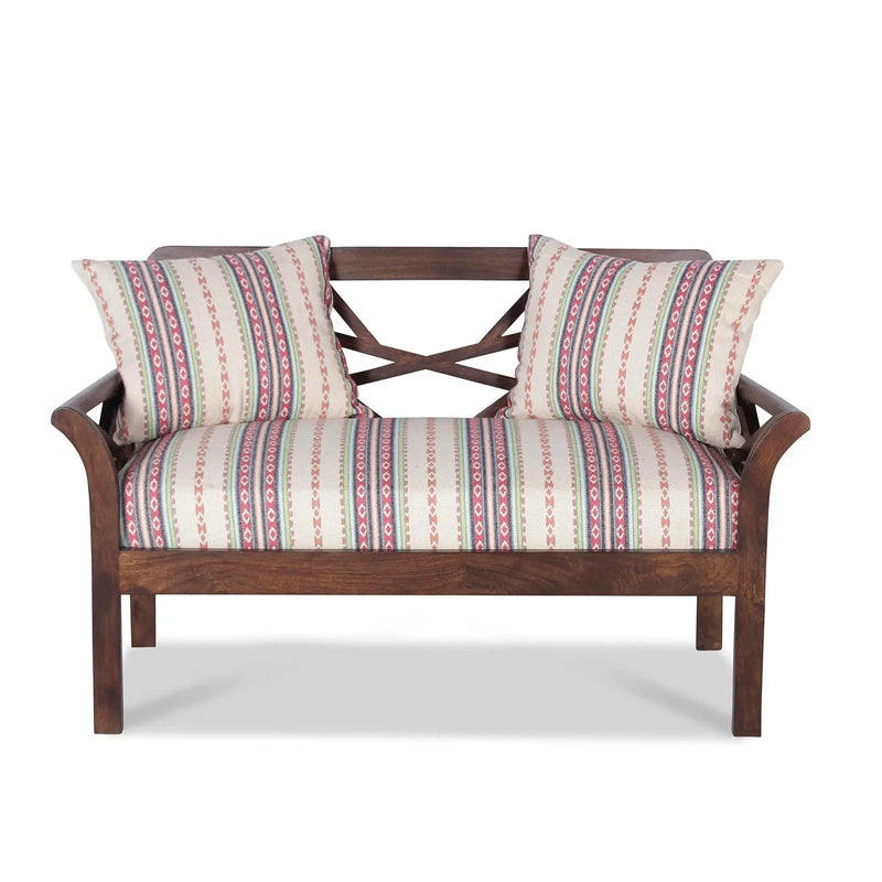 Alice Solid Wood two Seater Sofa