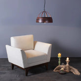 Windsor Solid Wood One Seater Sofa