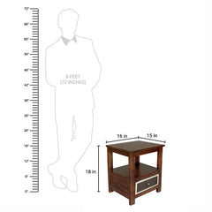 Bedside Table with Single Drawer