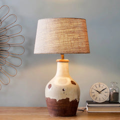 Bluebeard Half Glossy Teal Table Lamp Online