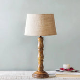 Cordelia Wood Table Lamp - Fabuliv