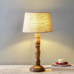 Cordelia Wood Table Lamp - Fabuliv