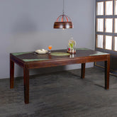 Raidon Solid Wood Six Seater Dining Table