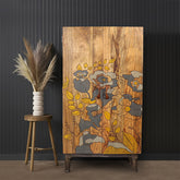 Romeo Solid Wood Cabinet - Fabuliv