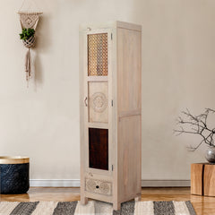 Handcarved Single Door Wardrobe