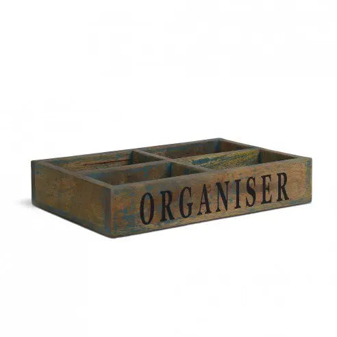 Lohan Turquoise distress Organiser