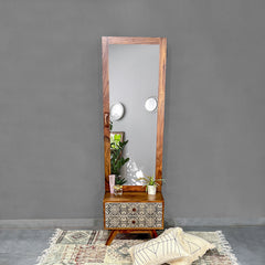Felice Solid Wood Dressing Table - Fabuliv