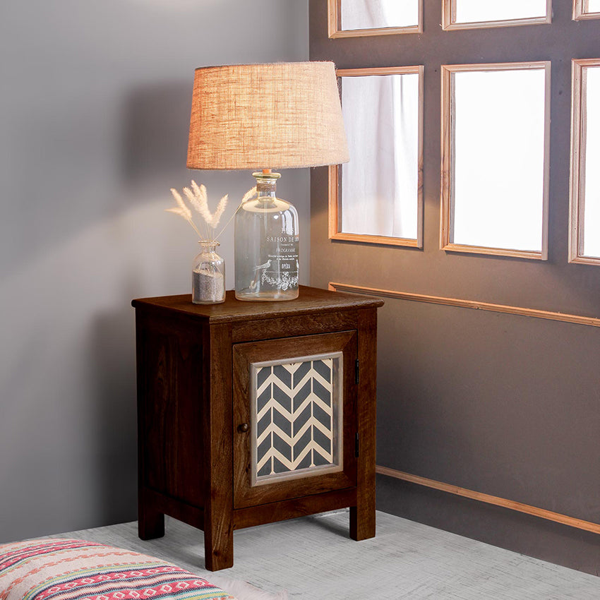 Kylian Solid Wood Bedside Table