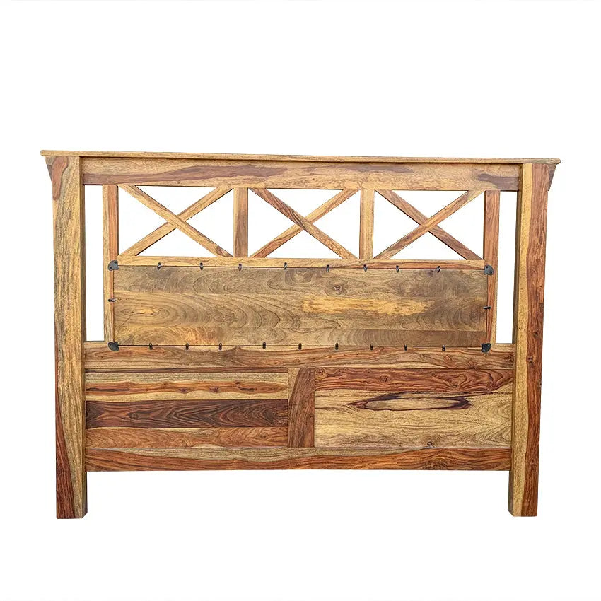 Margot Hand Painted Solid Wood Bed with Storage