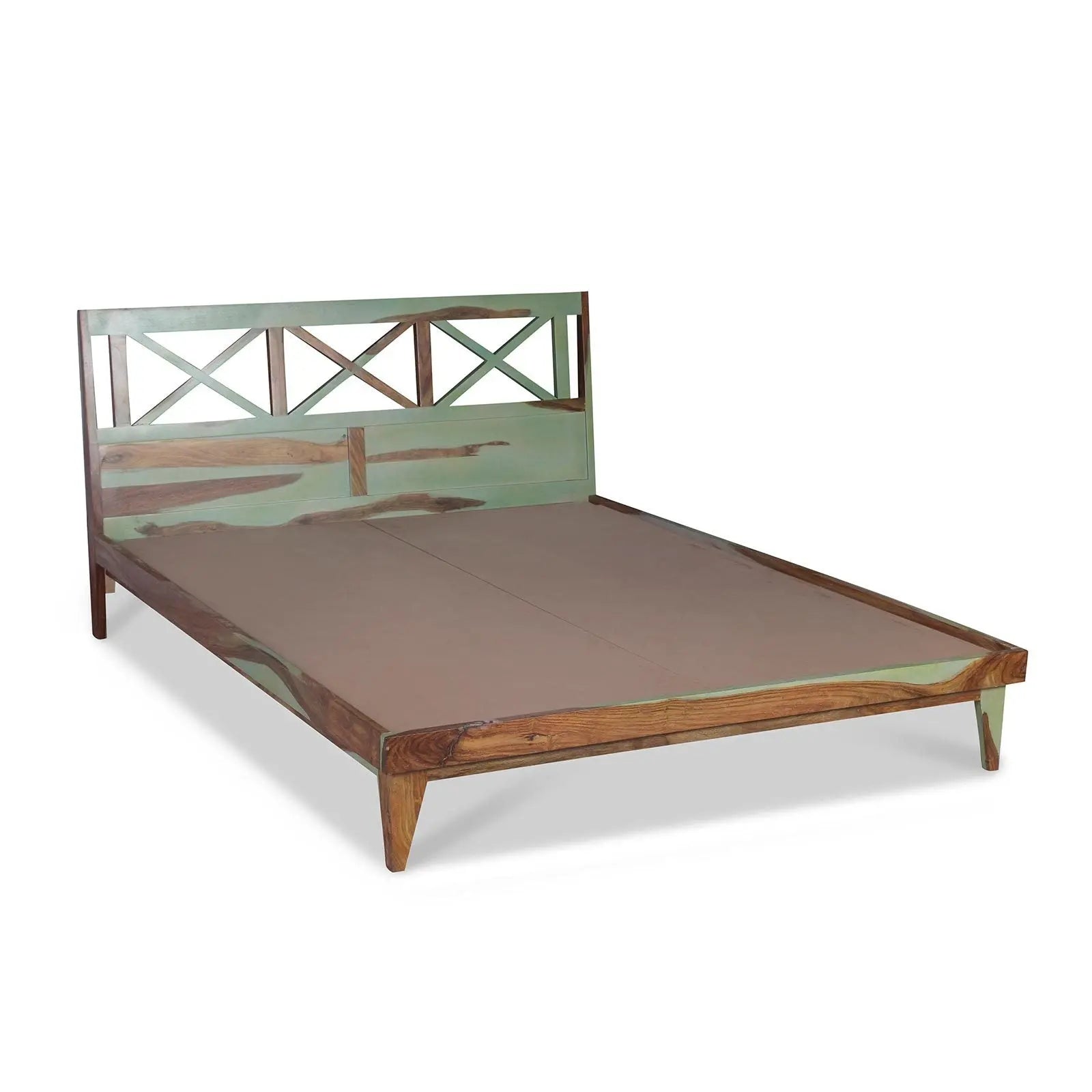 Mavis Solid Sheesham Wood Bed