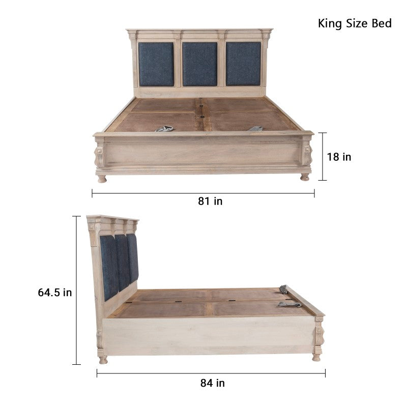 Sandon Solid Wood Bed