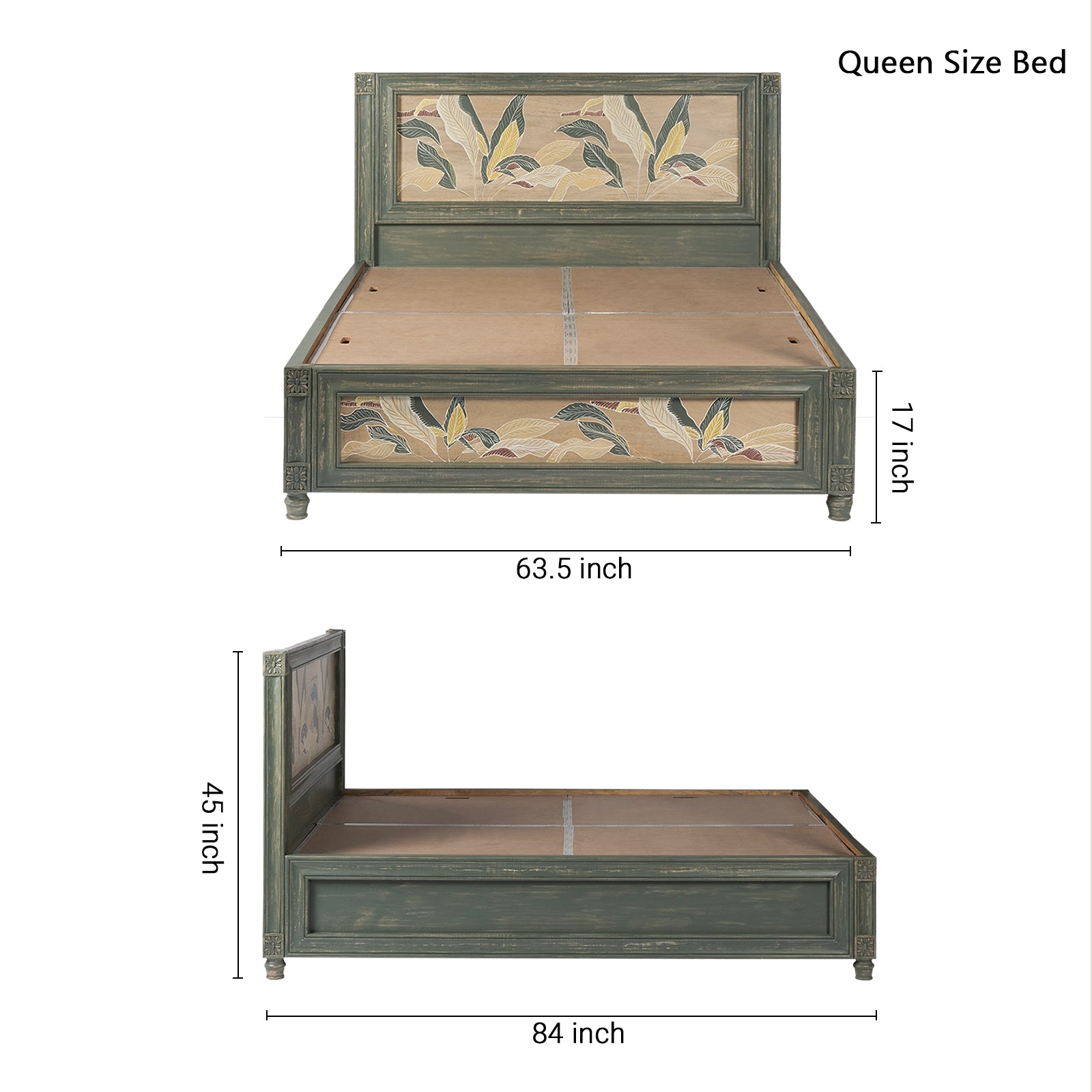 Serene Sanctuary Solid Wood Bed