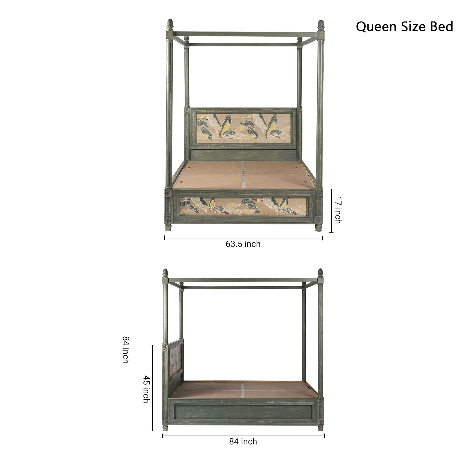 Serene Sanctuary Solid Wood Bed