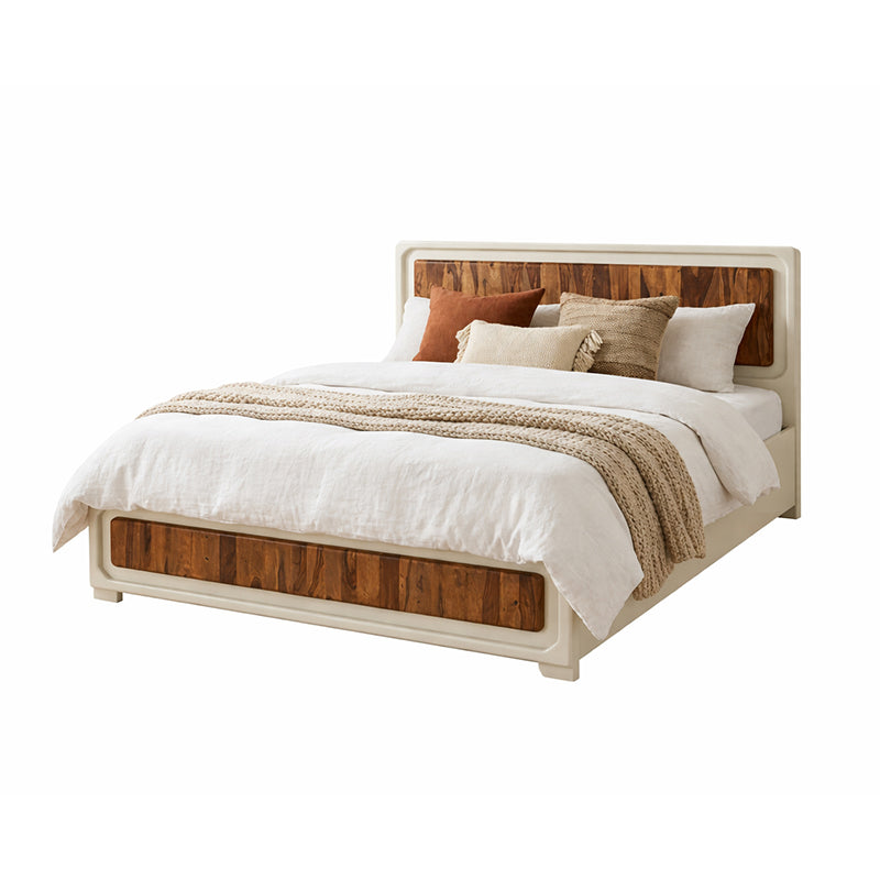 Advaya Solid Mango Wood Bed with Storage