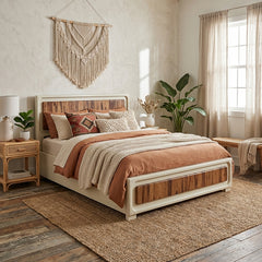 Advaya Solid Mango Wood Bed with Storage