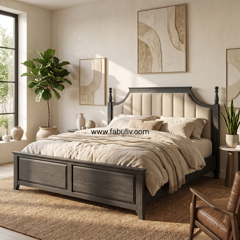 Nestwell Solid Mango Wood Bed
