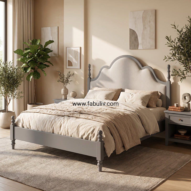 Solace Solid Wood Bed